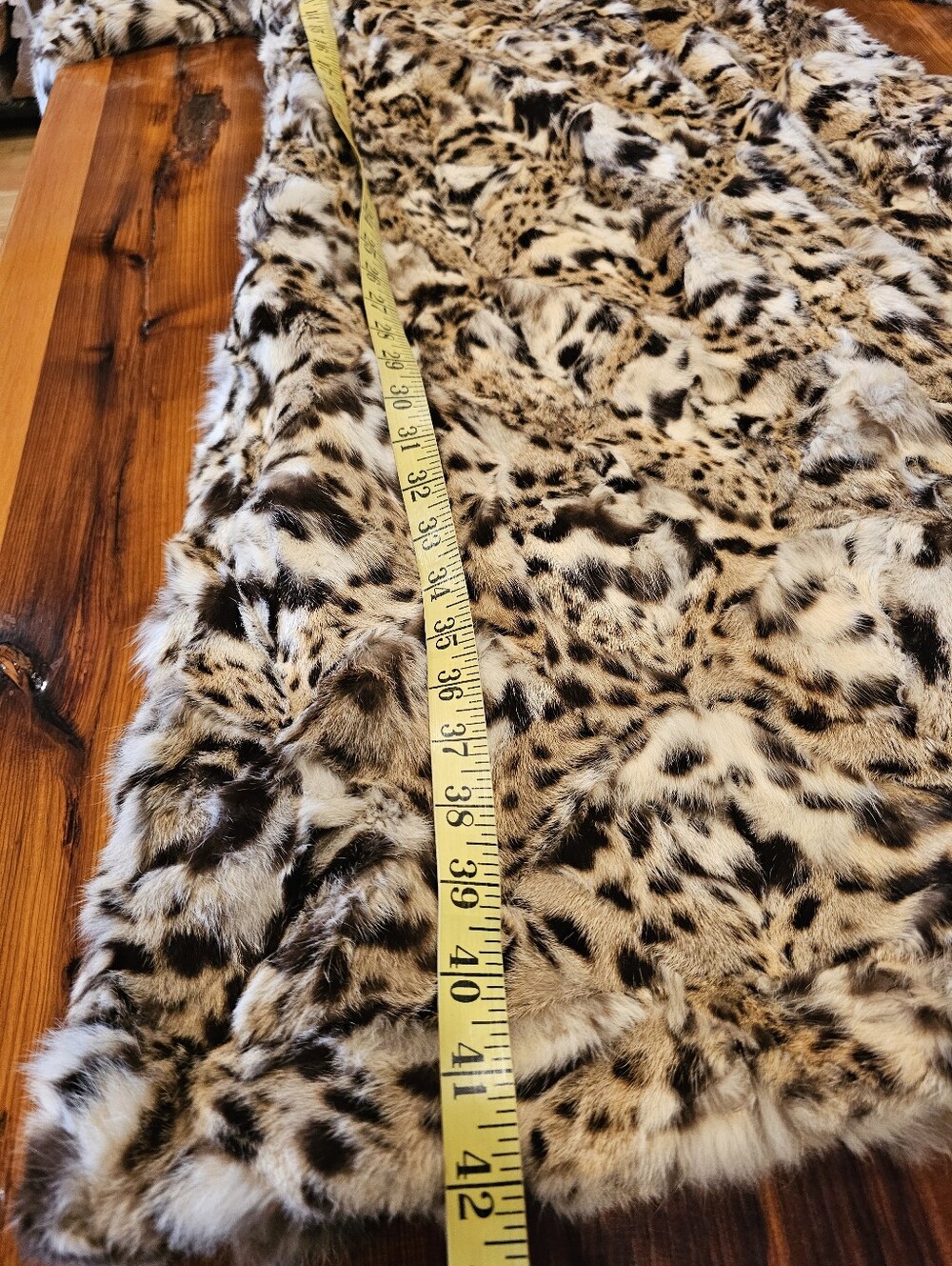 Vintage Robinson's Genuine Wild Fur & Fox Collar Coat | M.J. Monogram Mcm - Picture 12 of 15